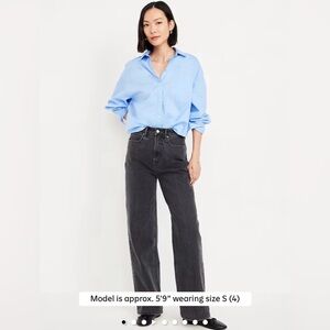 Old Navy Extra High-Rise Straight Leg Jeans